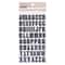 Black Block with Gray Shadow Alphabet Stickers by Recollections™